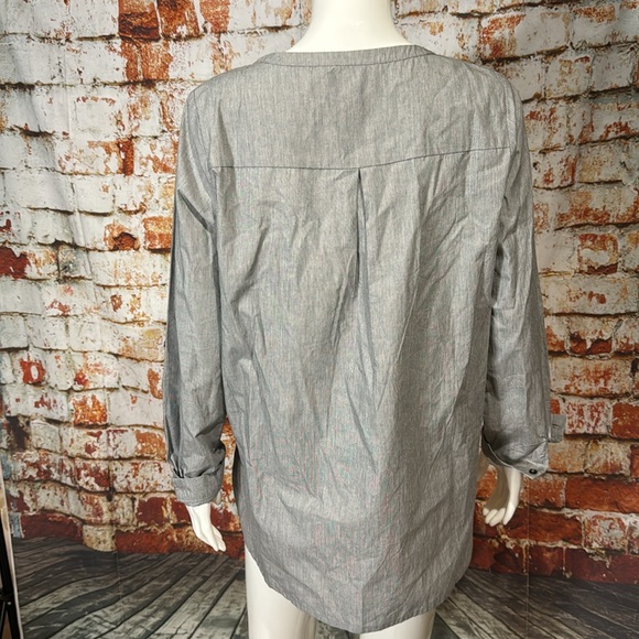 New with Tags Comme Toi Mixed Material Top - Picture 4 of 5